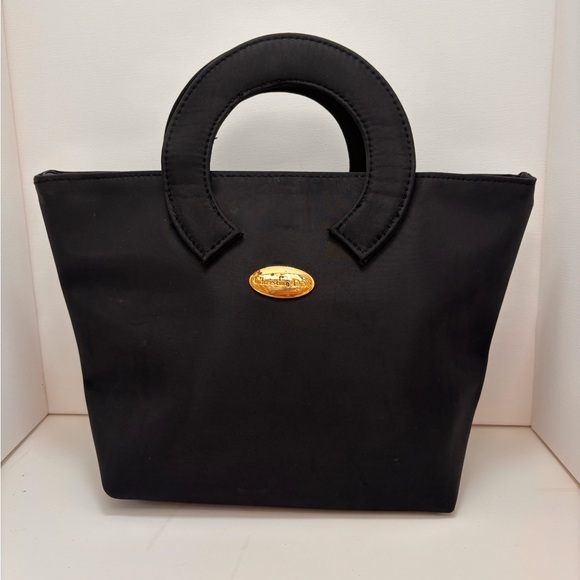 Christian Dior Handbags - Christian Dior Luxury Black Tote with Gold Accent